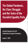 The Global Pandemic, the Class Struggle and the Tasks of the Socialist Equality Party front cover