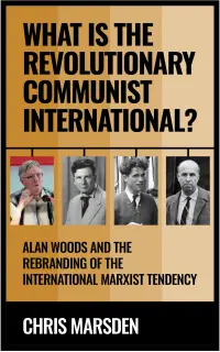 What is the Revolutionary Communist International?